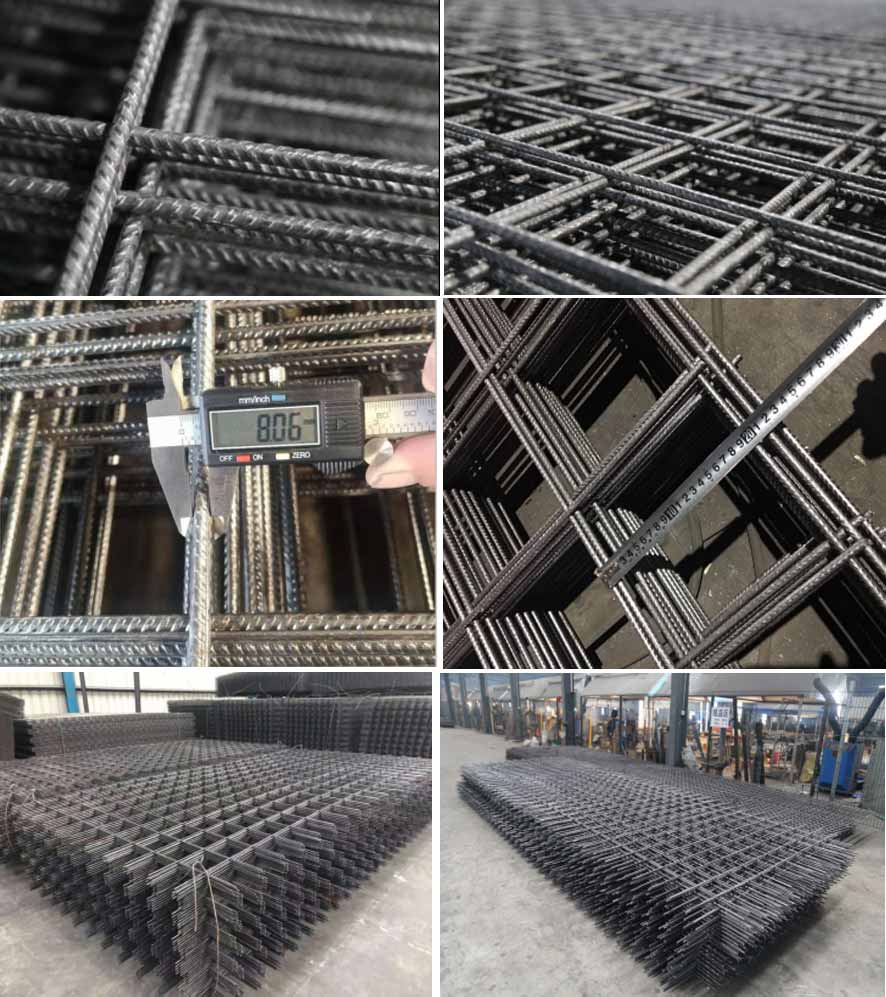 A5 / A6 / A7 / A8 / A9 / A10 / A11 / A12 / A14 / A16 concrete structures reinforced with welded steel mesh fabric