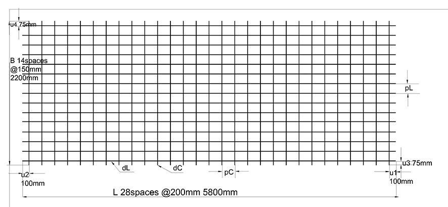 Steel wire mesh for tunnel support