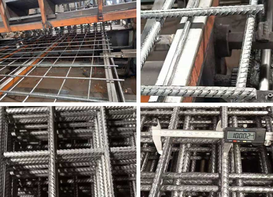 Anchoring mesh for foundation pit