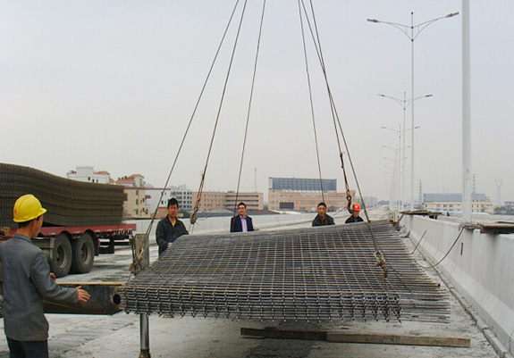 Reinforcing steel mesh for highway and brige of Zhejiang province