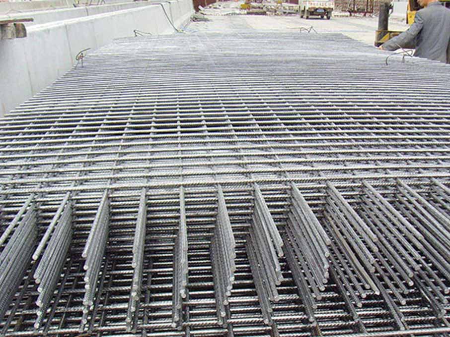 concrete reinforcement mesh for bridge and pier construction application